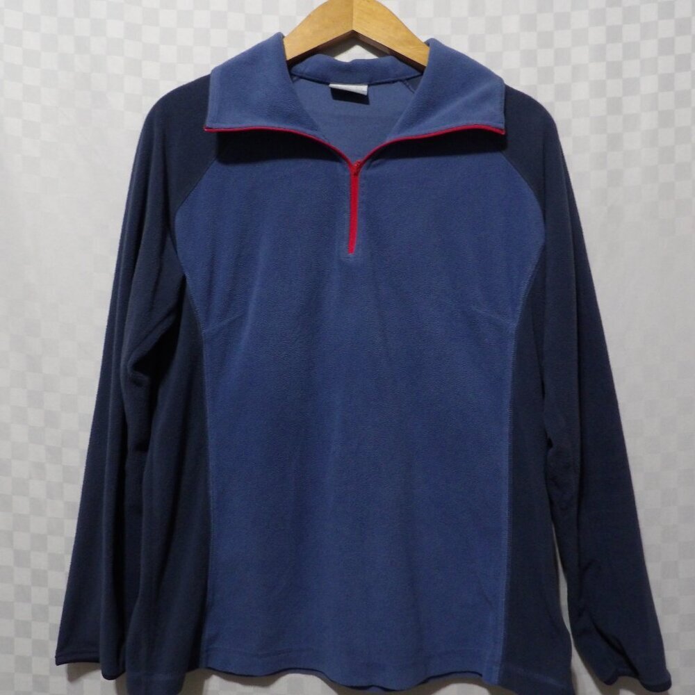 COLUMBIA Fleece Quarter Zip Pullover | L